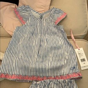 Vineyard Vines Baby Girl Dress & Bloomers